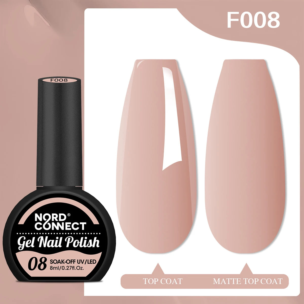 Half round bottle nail polish gel, nude natural pink gel nail polish set long lasting fast curing, brown chocolate skin tone gel