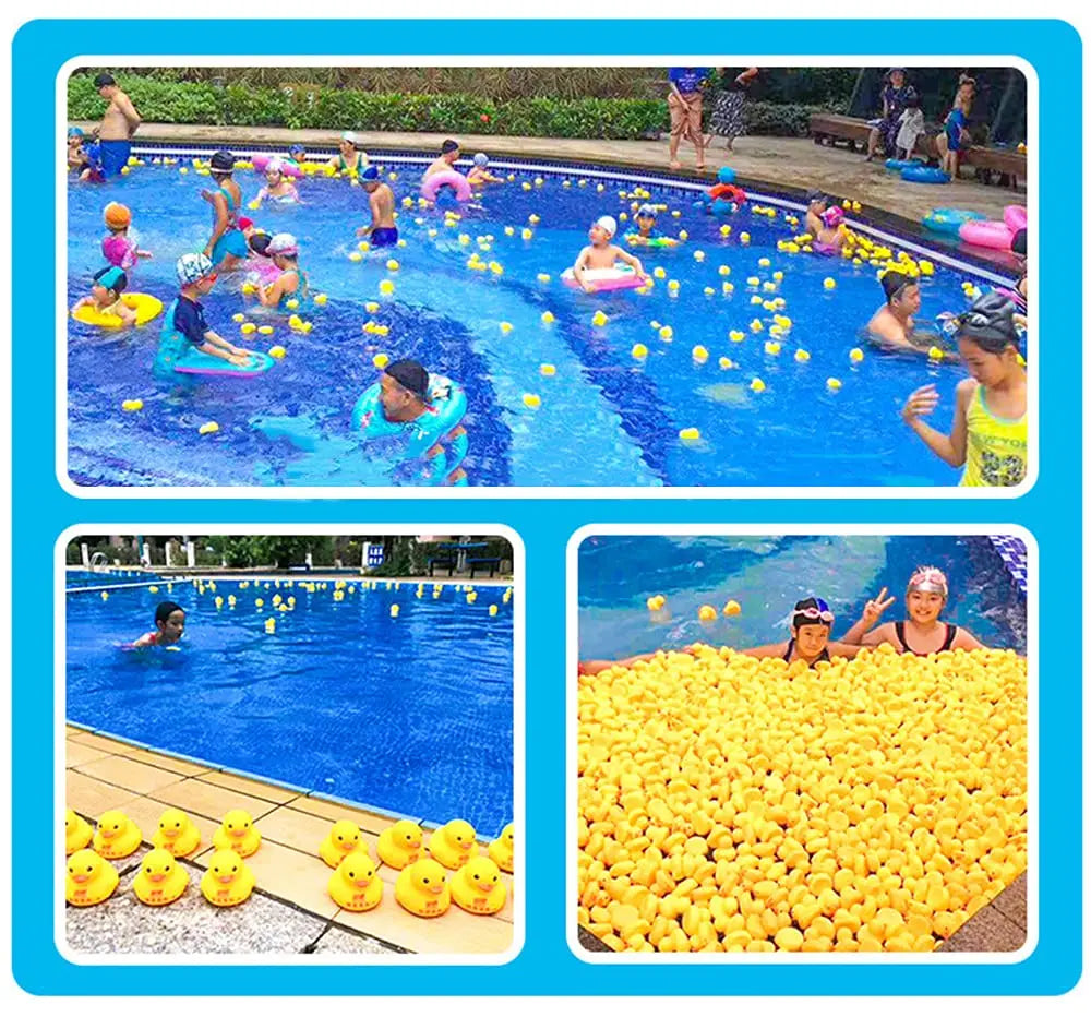 1pcs Rubber Duck Floating Squeaky Duckies Gift for Shower Infants Party Decoration