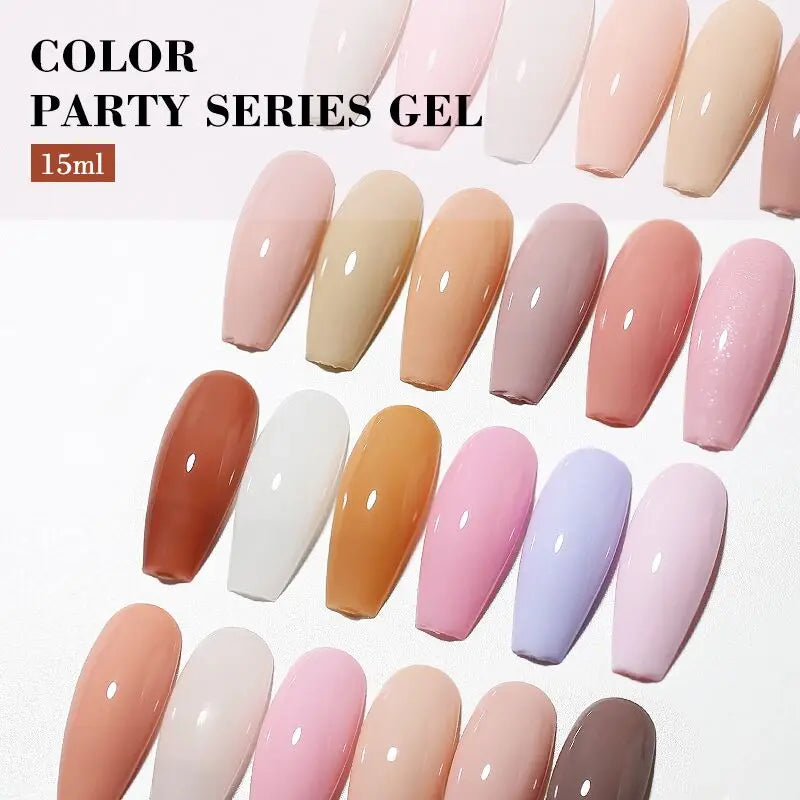 Arte Clavo 116Colors Gel Nail Polish 15ml Colorful Gel Semi Permanent Soak Off UV Gel Nail Art DIY Design Varnishe Nail Supplies