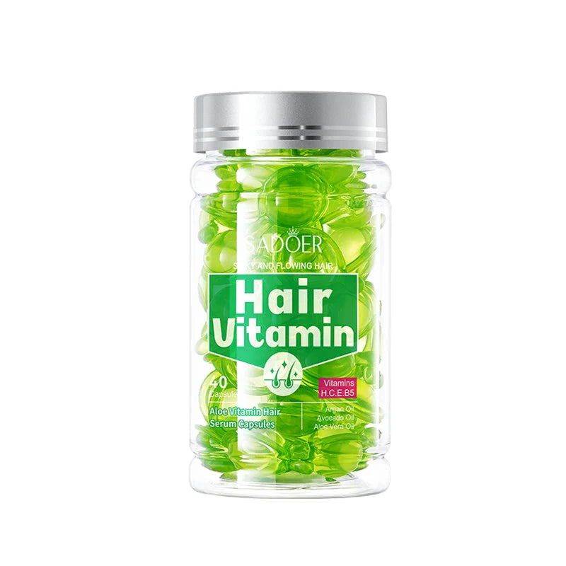 40/80/120pcs vitamin hair care essence capsules,containing almond oil,tea seed oil,no-rinse conditioner,hair care essential oil