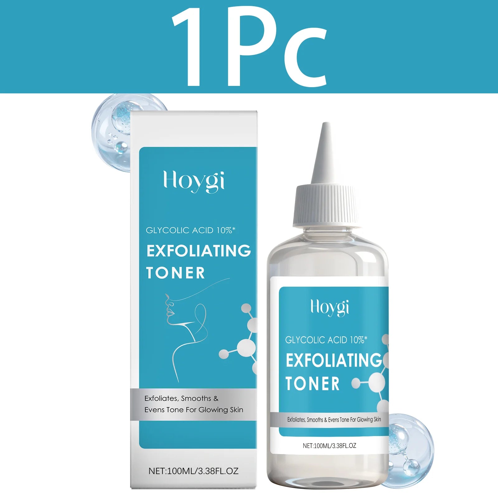 HOYGI Niacinamide Toning Solution Remover Acne Firming Wrinkles Brightening Glowing Facial Skin Care Toner Hydrating Exfoliator