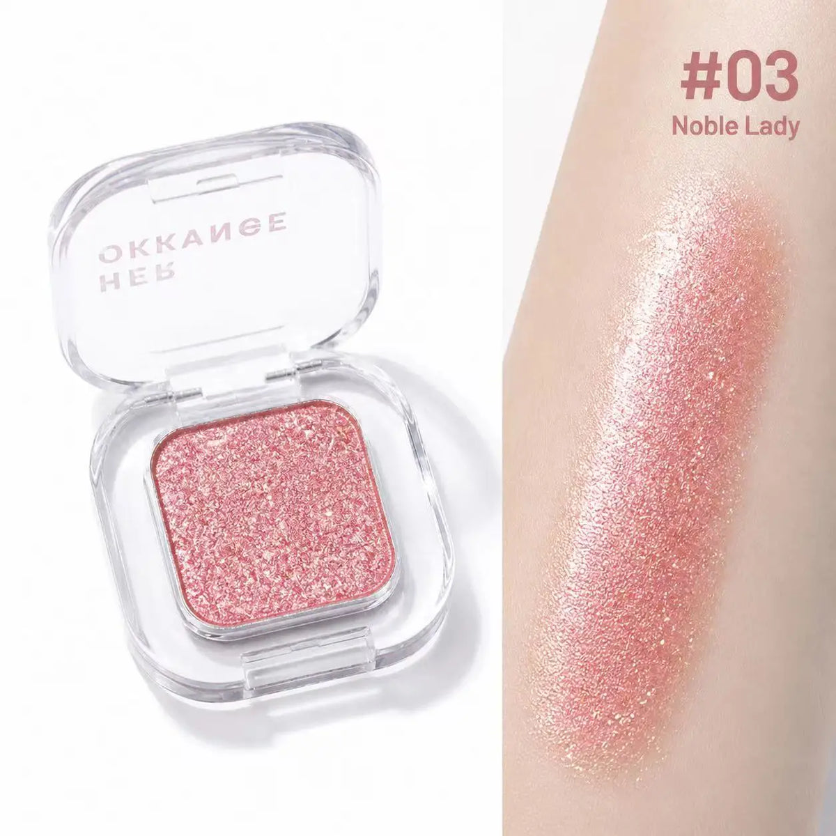 Herorange Low Saturation Matte Single Eyeshadow Waterproof Daily Holiday Gift Cosmetic