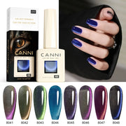 CANNI TPO/HEMA FREE Cat Eye Gel Nail Polish 9ml 48 Colors High Gloss UV-Removable Nail Art for Salon & DIY Manicure