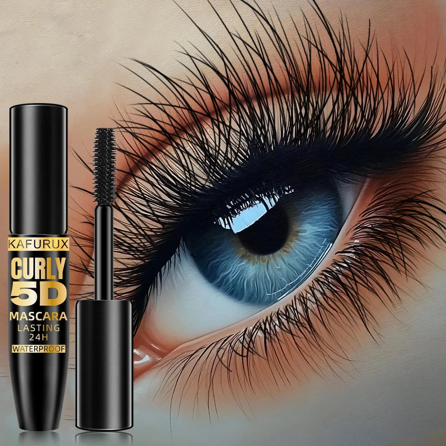 9 Colors 5D Silk Mascara with Big Eye Waterproof Lengthened Sweat-proof Long Lasting Purple Green Black Mascara Korean Makeup