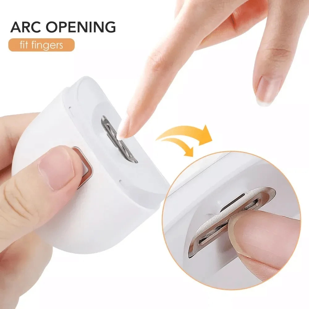 1 PC Electric Automatic Nail Clipper Portable Nail Trimmer For Adult Finger Toe Thick Nails Manicure Pedicure Care Tool