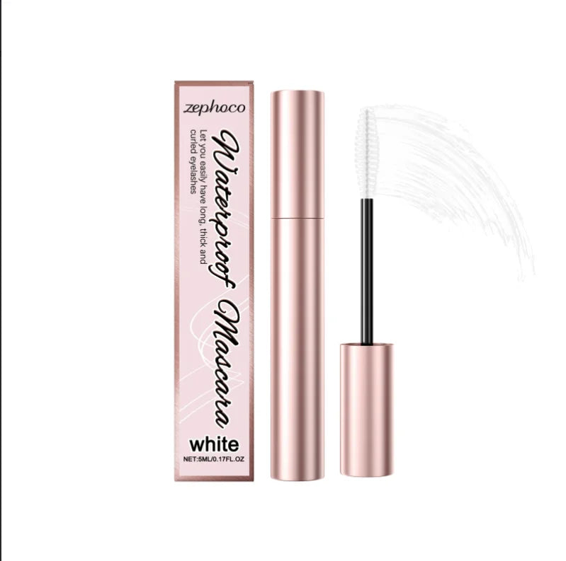 Curling Mascara Eyelashes Black Brown White Natural Lengthening Thick Long Lasting Waterproof Sweatproof Slender Tubing Mascara
