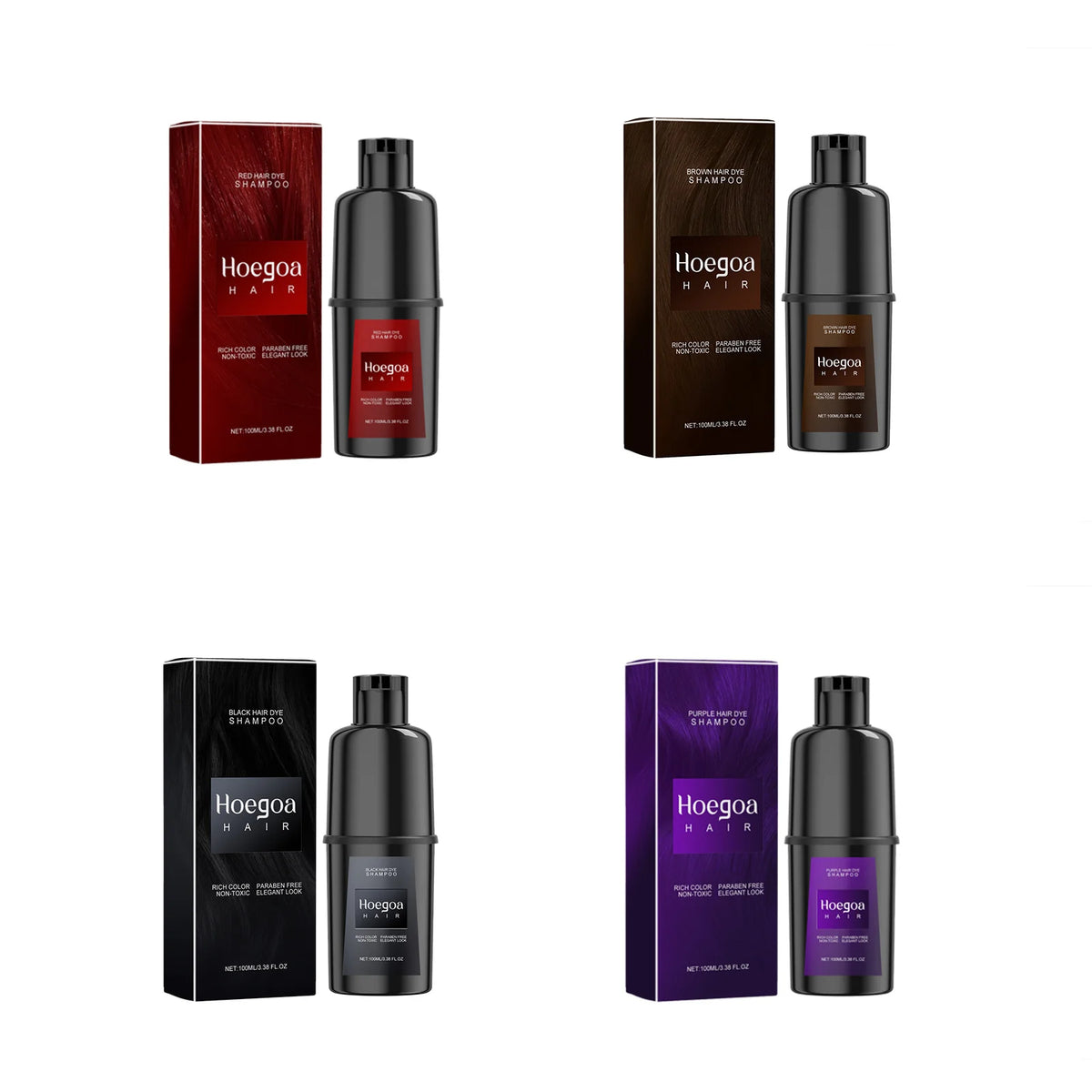 Instant Dye Shampoo DIY Hair Dye Natural Black Color Repair Gray White Hair Non-Irritating Hair Coloring Shampoo For Men Women