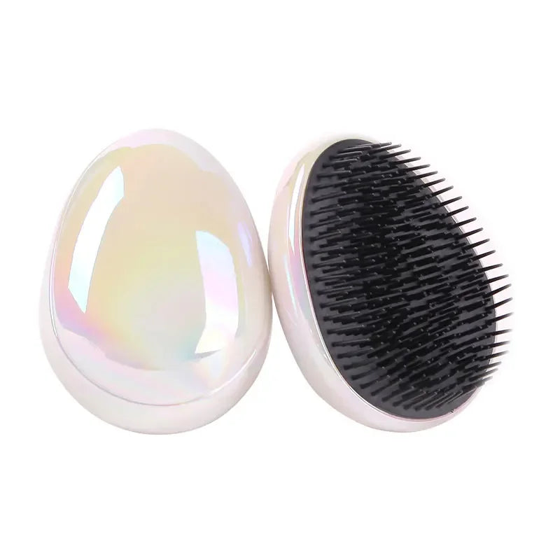 1PC Mini Tangle Hair Brush Round Shape Soft Hairbrush Detangling Hair Brush Hair Styling Hairdressing Comb For Travel