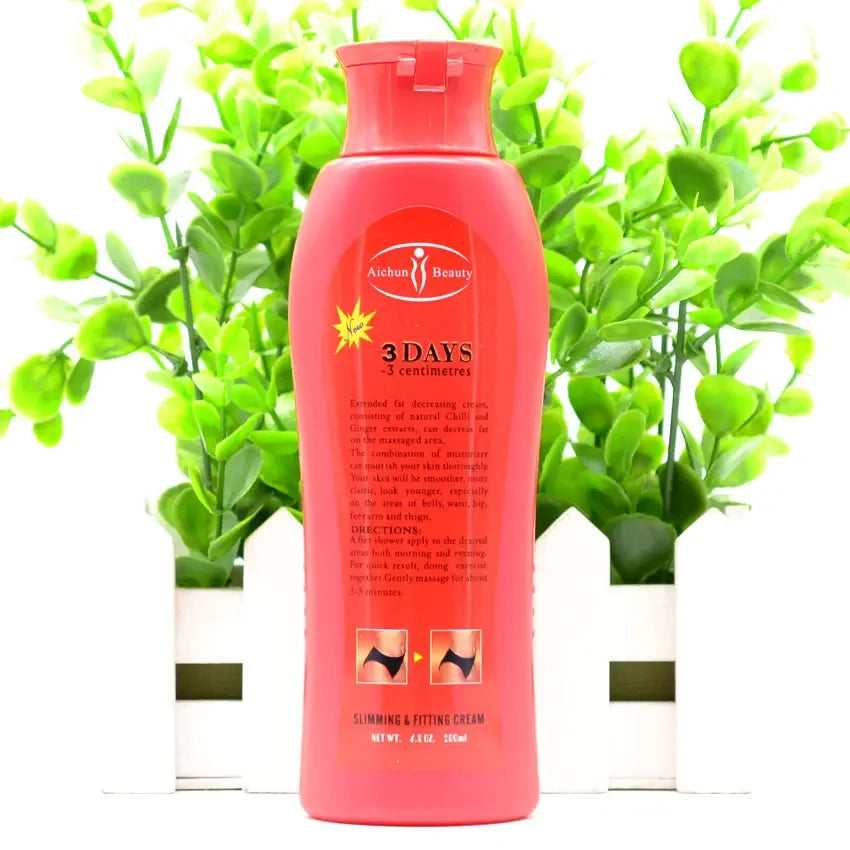 Anti cellulite 3 Days slimming cream chili and ginger stubborn fat burn potent lose weight burning fat cream lift firming oil