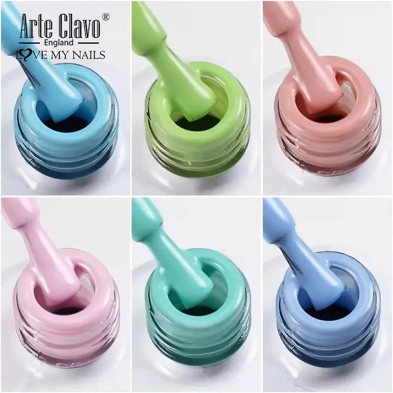 Arte Clavo 116Colors Gel Nail Polish 15ml Colorful Gel Semi Permanent Soak Off UV Gel Nail Art DIY Design Varnishe Nail Supplies