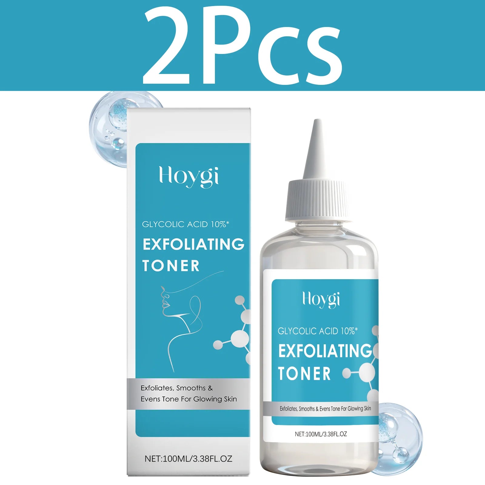 HOYGI Niacinamide Toning Solution Remover Acne Firming Wrinkles Brightening Glowing Facial Skin Care Toner Hydrating Exfoliator