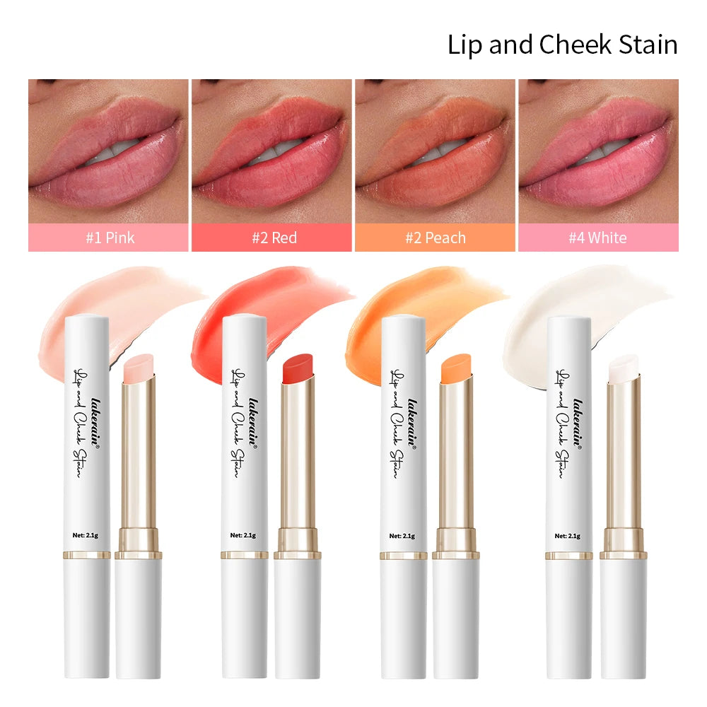 Lip And Cheek Stain PH-Activated Formula Delivers Long-Lasting Natural Color Change Hydrating Botanical Oils Lips Care