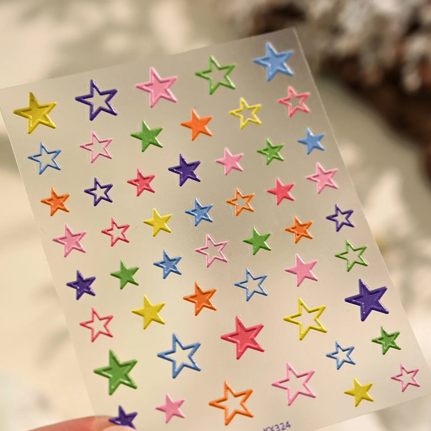 5D Black Silver Dream Thorn Clover Thorn Leaf Silver Spiral Pink Diamond Flower Silver Star Nail Art Stickers Embossed Decals