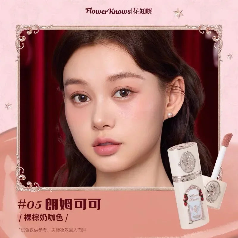 Flower Knows Swan Ballet Setting Rose Scent Loose Powder Makeup Matte Finishing Oil Control Setting Powder Make-up For Women