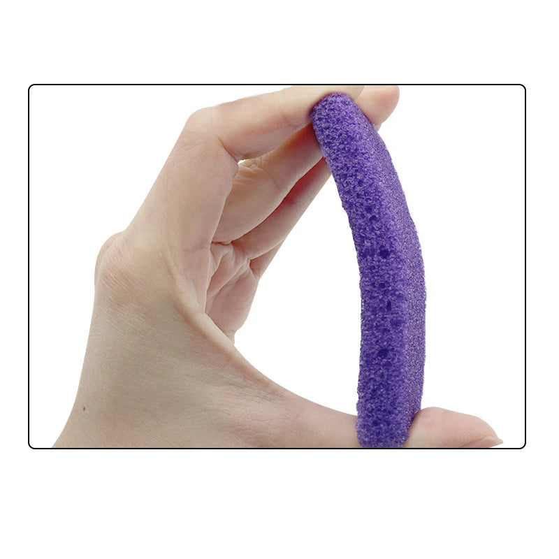 40pcs Purple Foot Pumice Stone Callus Remove Block Disposable Pedicure Heels Foot Scrubber Sanding Block Foots Callus Remover