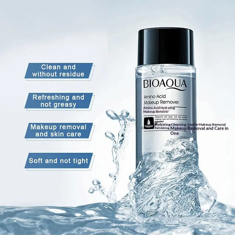 Bioaqua Makeup Remover 50ML Easy To Use Facial Cleansing Liquid Water Lip Eye Gentle Skin Care Travel Remover Face Refreshing