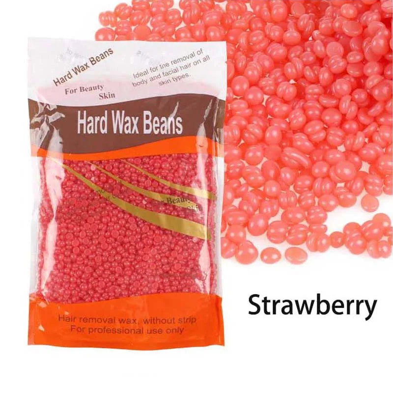 100g Wax Beans Hot Film Hard Wax Depilatory Hard Hair Removal Bean Waxing Bikini Face Legs Body Hair Removal Unisex
