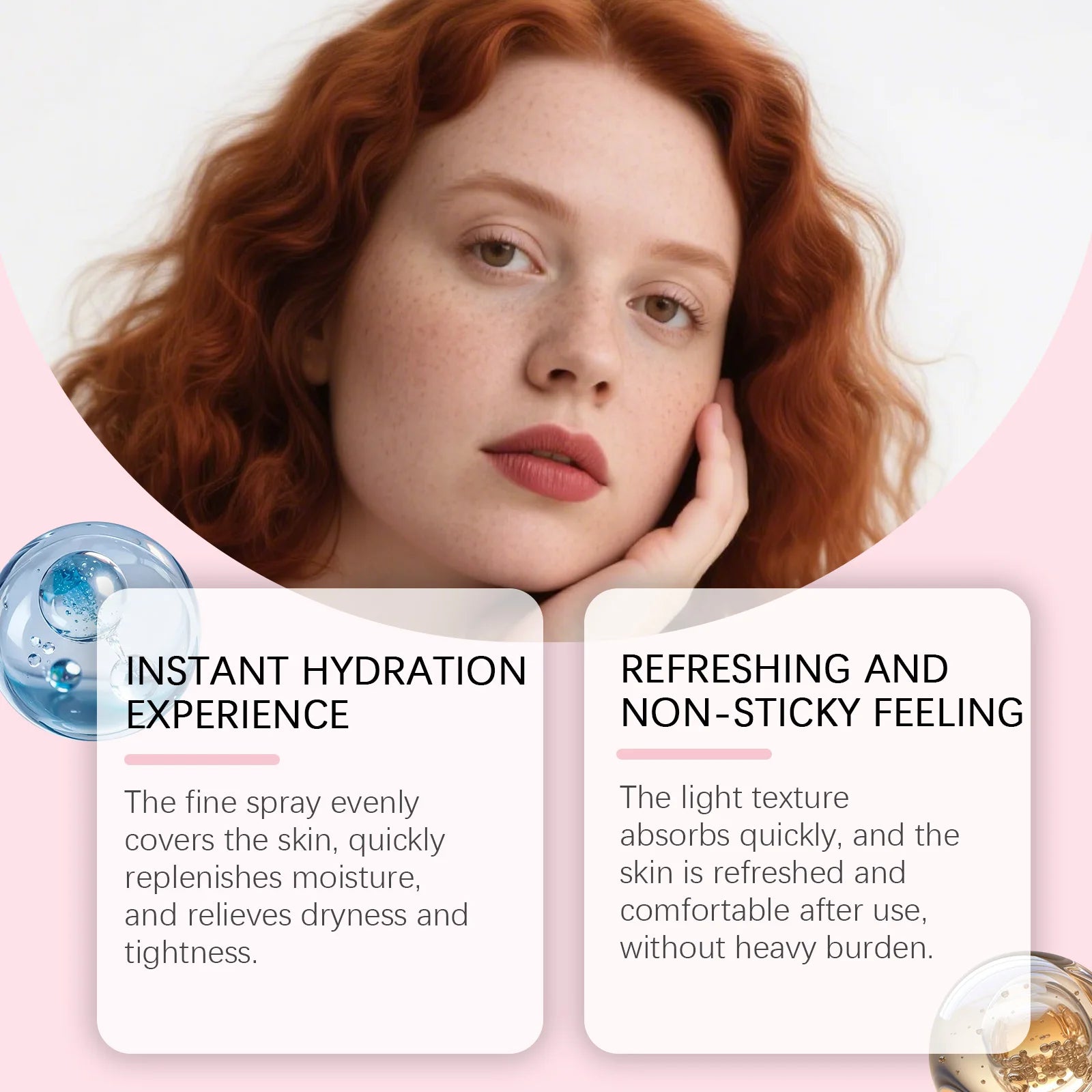 Jelly Mist Serum Collagen Brightening Essence Spray Facial Moisturizing Soothing Delicate Skin Improve Drying Skin Care