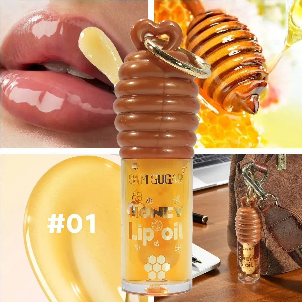 Clear Crystal Jelly Lip Gloss Moisturizing Honey Lip Oil NonSticky Sexy Shimmer Gloss Lip Glaze Korean Fashion Hydration Makeup