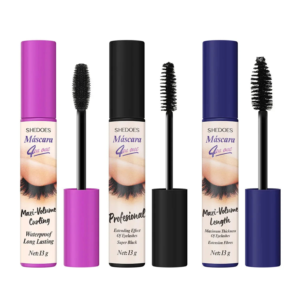 5D Waterproof Mascara Eyelashes Lengthening Long Lasting Silky Lash Black Eyelashes Extension Make Up Beauty Eye Korean Cosmetic