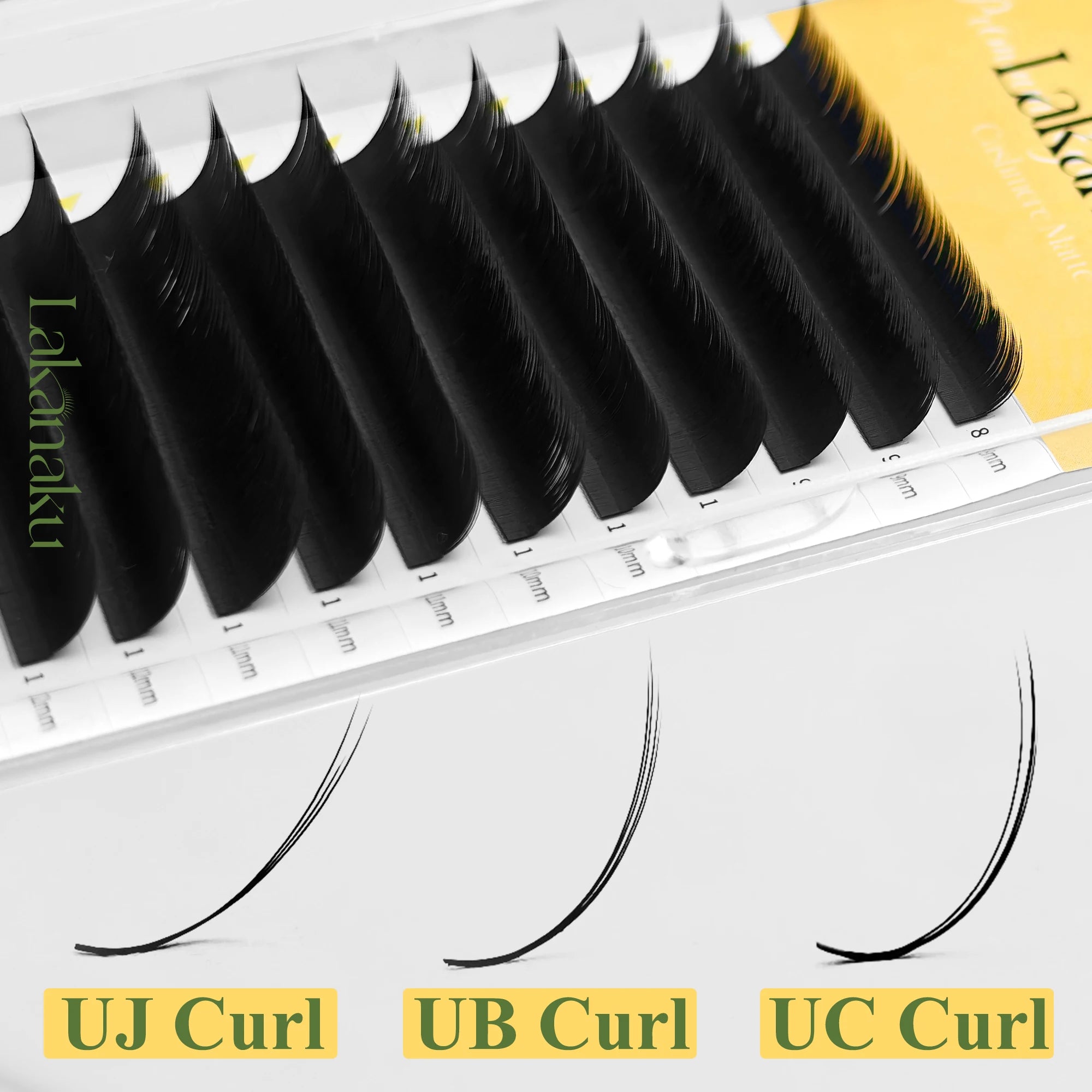 Abonnie UJ UB Spike Lashes Camellia Eyelashes Pre-Bundled Eyeash Extensions Automatic Flowering Lash LB Eyelash