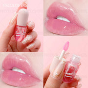 Jelly Moisturizing Lip Ink Gloss Labial Lips Lipstick Bright Oil Balm Clear Lip Plumper Serum Tint Lips Care Makeup Cosmetic