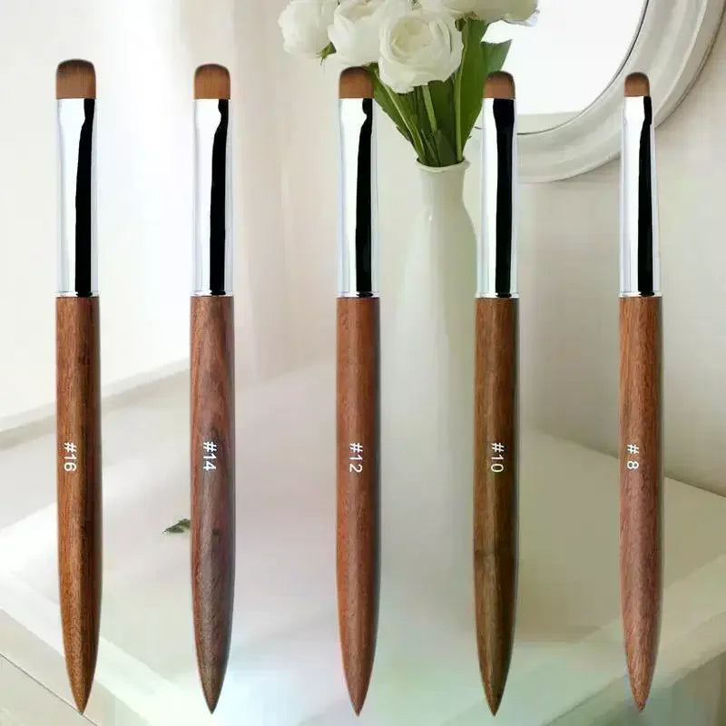 French Nail Art Brushes Flowers Drawing Pen Versatile Nail Drawing Pen Nail Tools Sandalwood Handle Manicure Pen