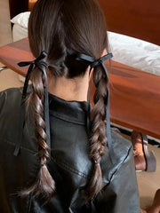 2pcs/set Ladies' fashionable and minimalist new bow headband versatile hair accessory hair clip