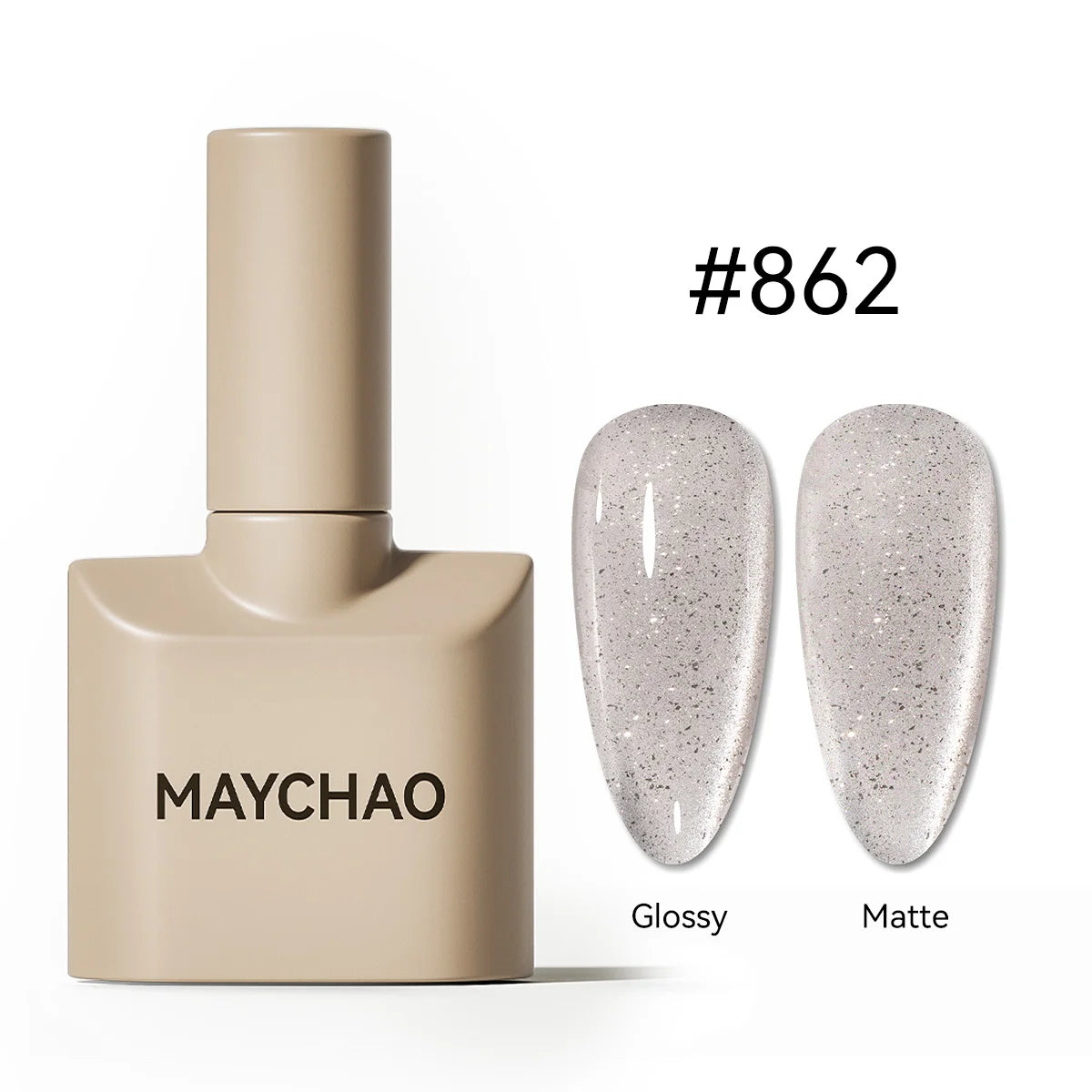 MAYCHAO 5 In 1 Cat Eye Gel Polish Magnetic Cat Nail Gel One-step Gel Polish Nail Art Varnish Multi-use Nail Polish UV LED Gel