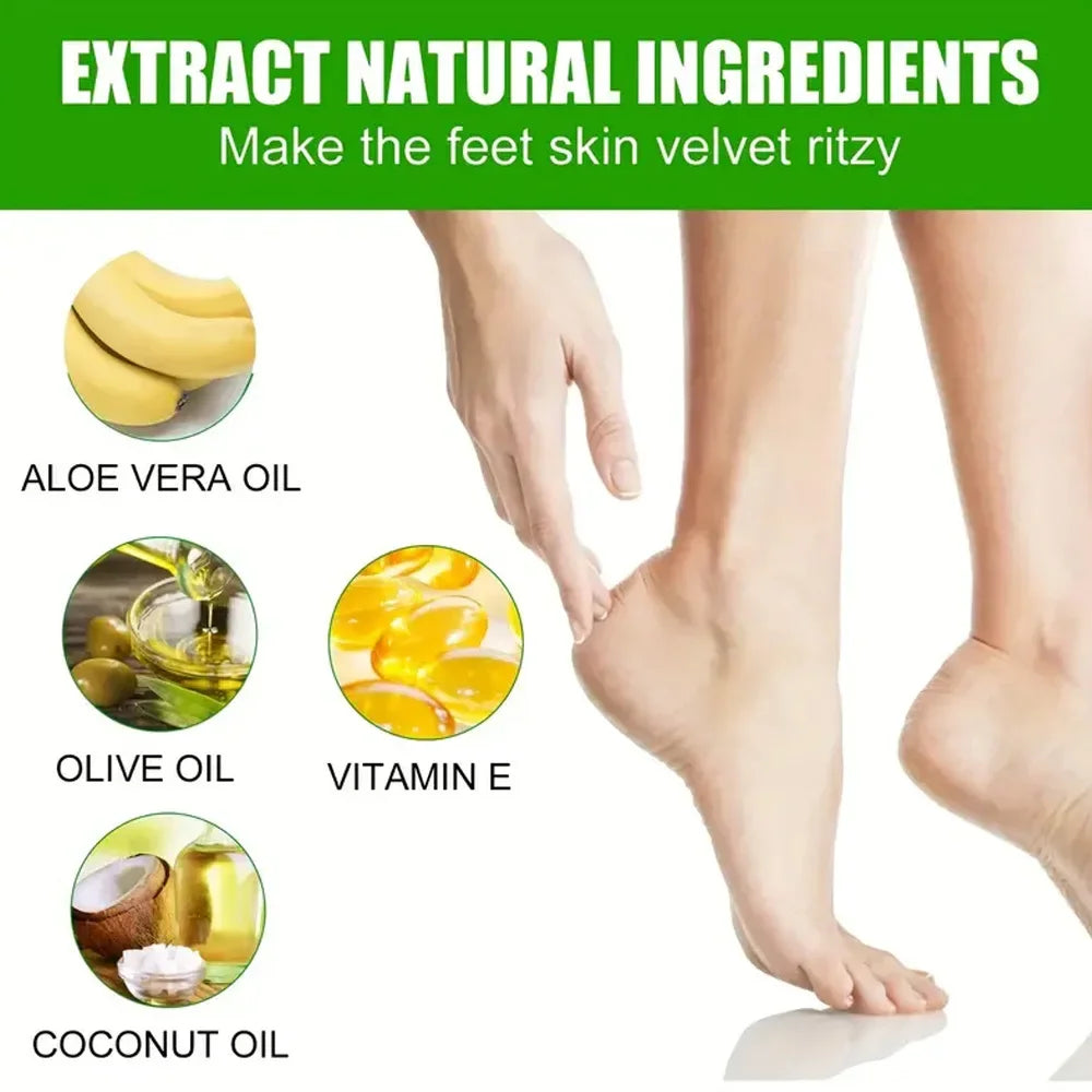  YOUNGCOME Banana Hand and Foot Care Cream Anti Drying Feet Heel Cracking Repair  Exfoliation Dead Skin Soften Moisturizing