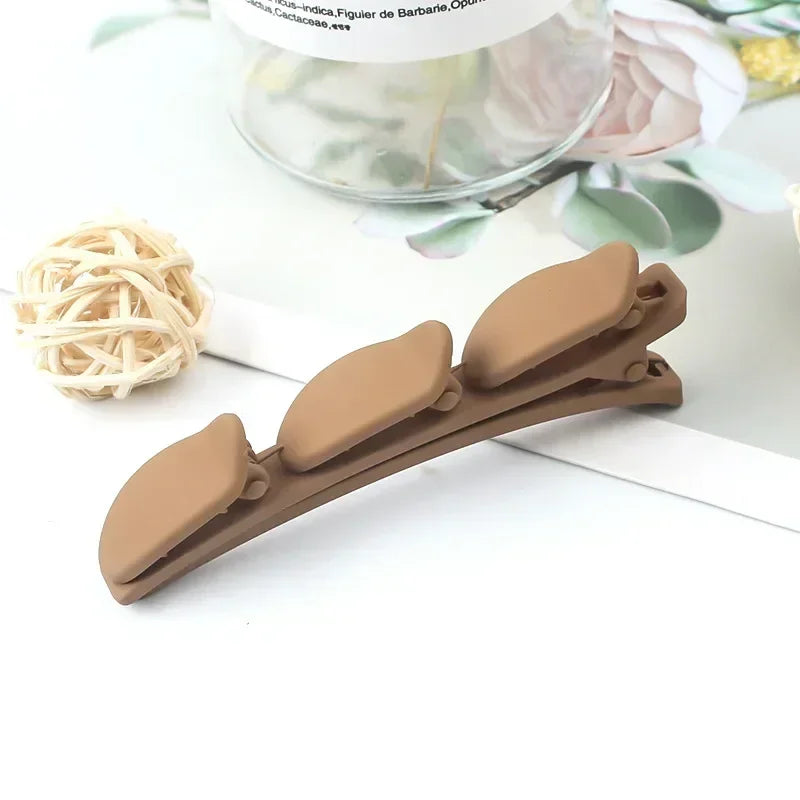Double Layer Braided Hairpin Broken Hair Fixed Clip Women Girls Korean Fashion Hairpin Headband Hairpin Lazy Styling Accessories