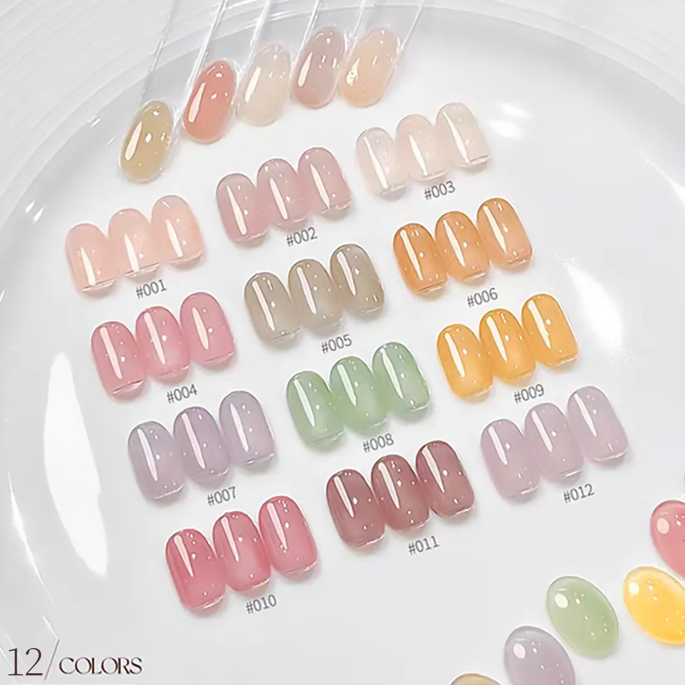 WS 10ML 2026 New Pale Yellow Gel Nail Polish Starter Pure Soak Off No Wipe Nail Gel Polish Suitable For All Seasons