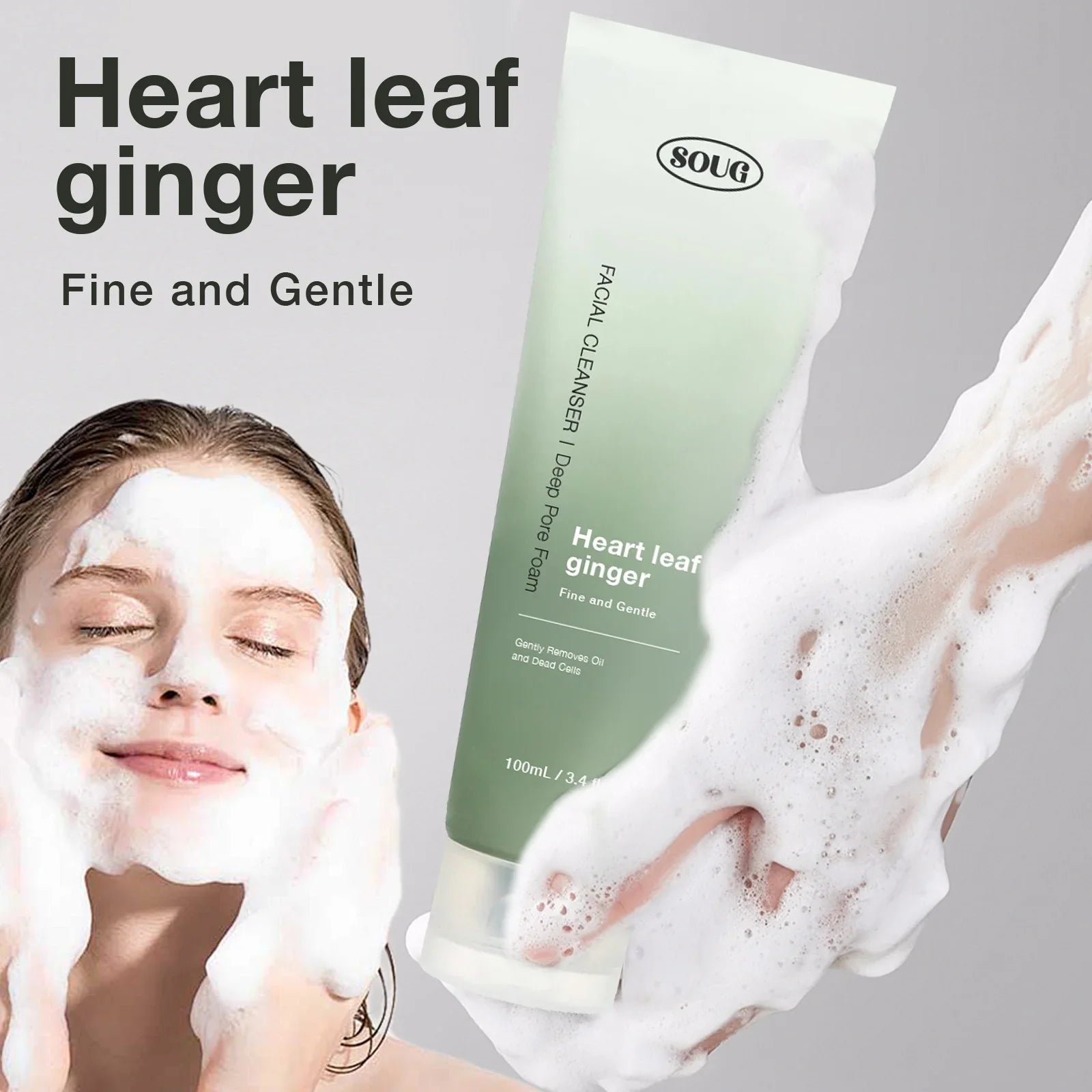 Cleanser Oil Heartleaf Quercetinol Pore Deep Cleansing Foam Control Moisturizing  Centella Remove Pore Skin Care For Women