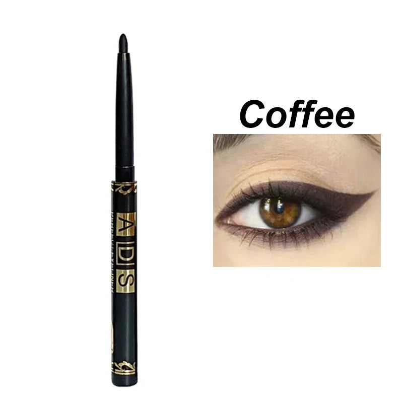1/2/5/12pcs Waterproof & Sweat-Proof Black Eyeliner Pencil Eye Liner Gel Pen Long-Lasting Anti-smudging for Bold Eye Makeup