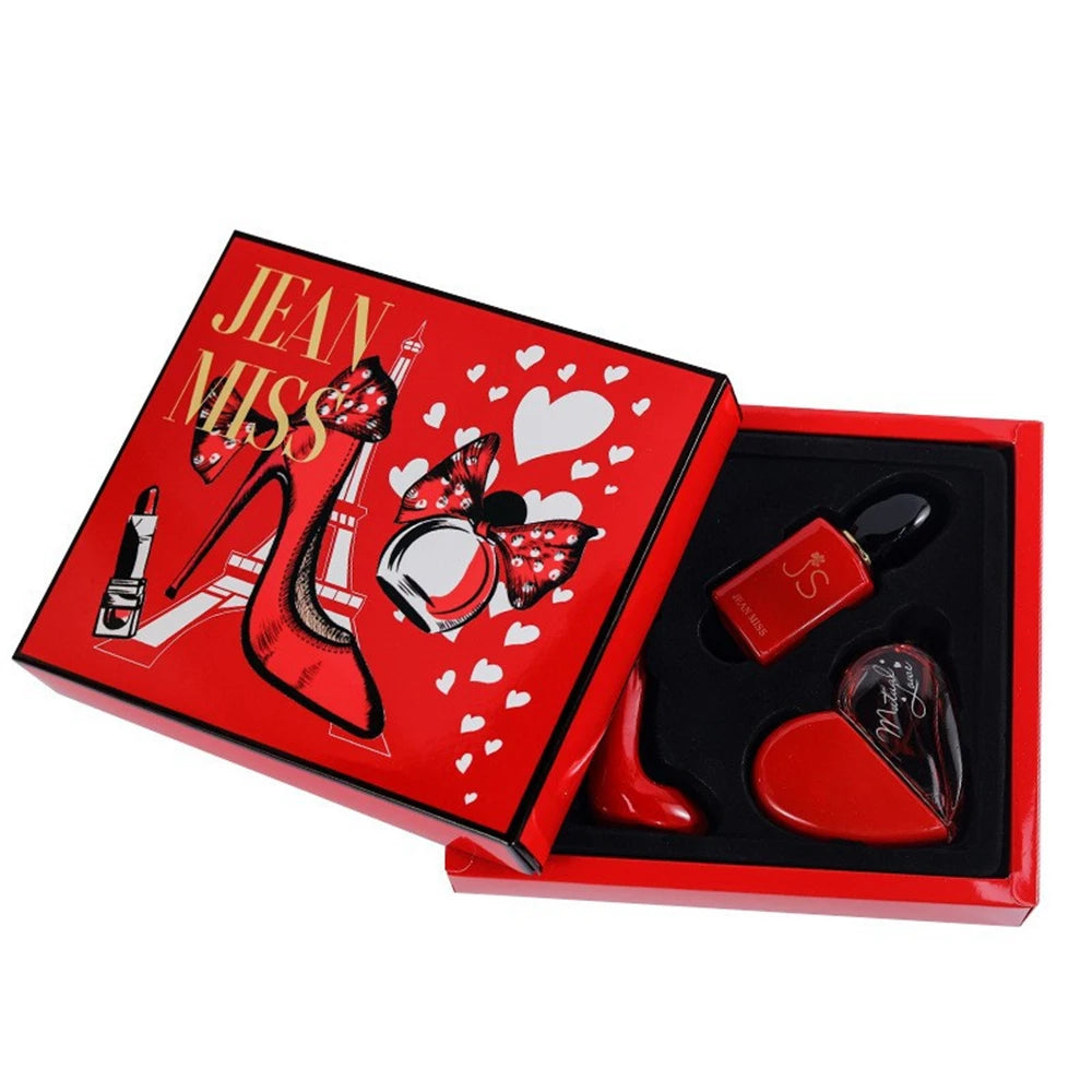 Women’s Perfume Gift Set – 3pcs Floral Collection with Long-Lasting Soft Elegant Fragrances