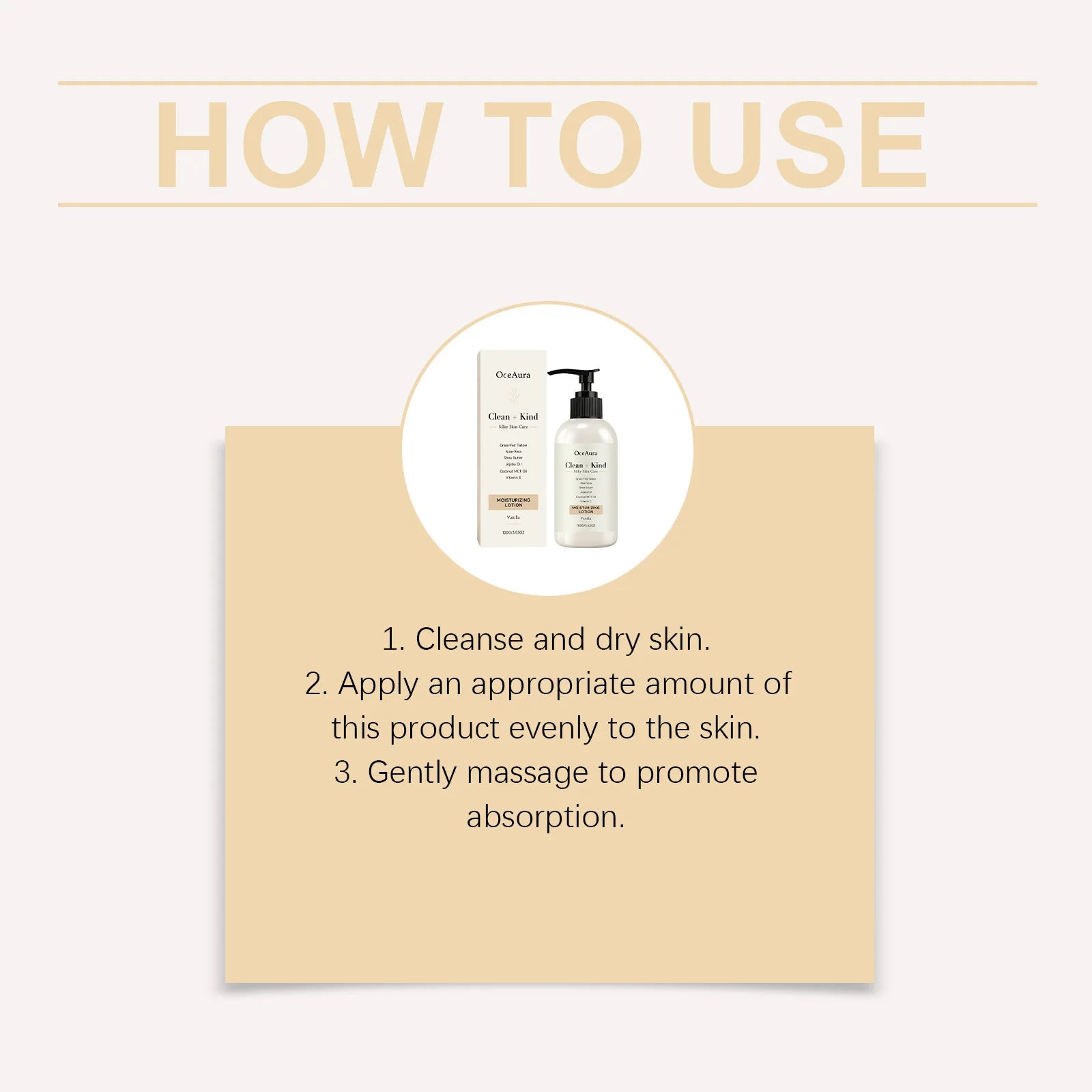 Vanilla Cream Body Lotion Long Lasting Fragrance Deep Moisturizing Shea Butter Nourish Dry Skin Smooth Brightening Body Milk