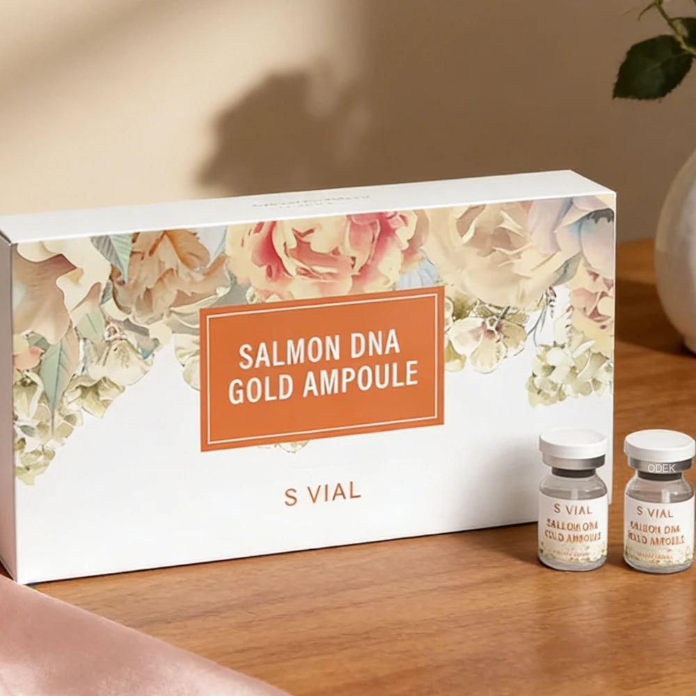 5ml High Salmon DNA Gold Ampoule Skin Booster Serum BB Cream Glow Beginner Starter Kit Face Skin Care Essence