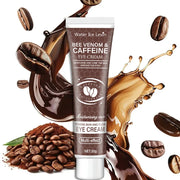 Natural Caffeine Powerful Moisturizing Firming Eye Cream 20g for Puffy and Dark Circles Post-Lifting Area after Using, Reduce Wrinkles and Aging, Light Beige Relaxation