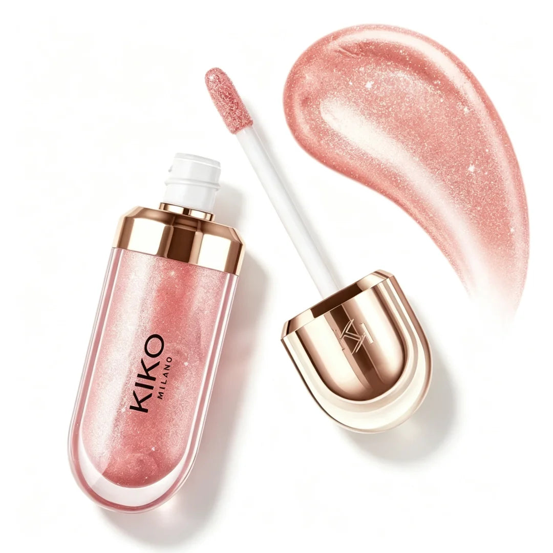 KIKO Milano 3D Hydra Lip Gloss – High Shine Hydrating Plumping Non-Sticky Moisturizing Waterproof And Long-Lasting Lip Makeup