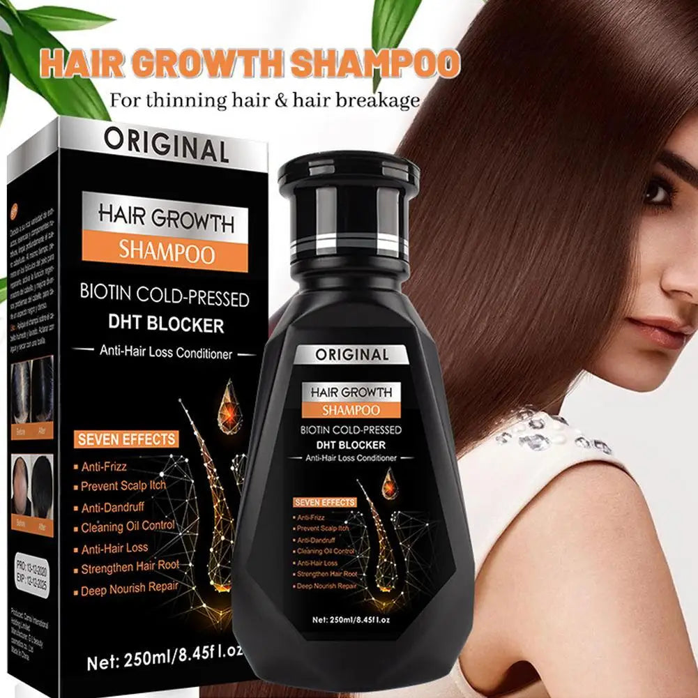 1/2/3Pcs Hair Growth Shampoo, Ginger Shampoo Deep Cleaning Nourish Scalp Deep Cleaning Nourish Scalp Enhance Hair Elasticity