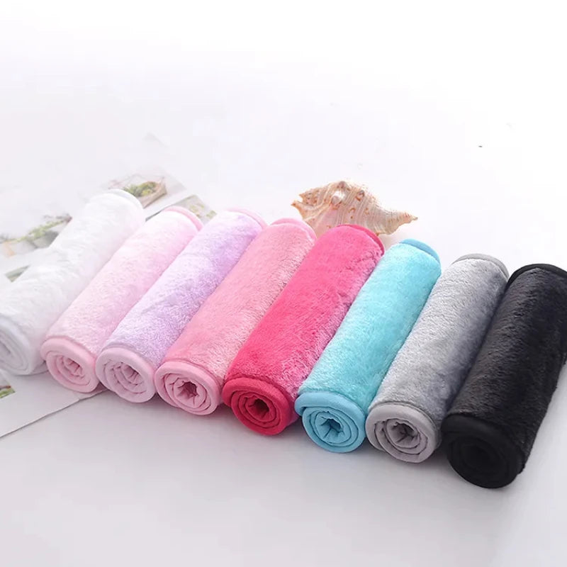 Makeup Remover Pads Reusable Cotton Pads Makeup Eraser Microfiber Facial Towel Face Cleaner Cleaning Wipes Skincare Beauty Tools