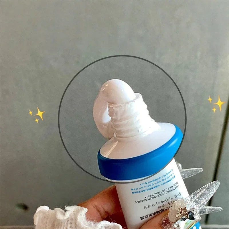 Korean Birch Sap Makeup Base Lightweight Texture Moisturizing Makeup Primer Naturally Brightens Skin Tone Refreshing Lightweight