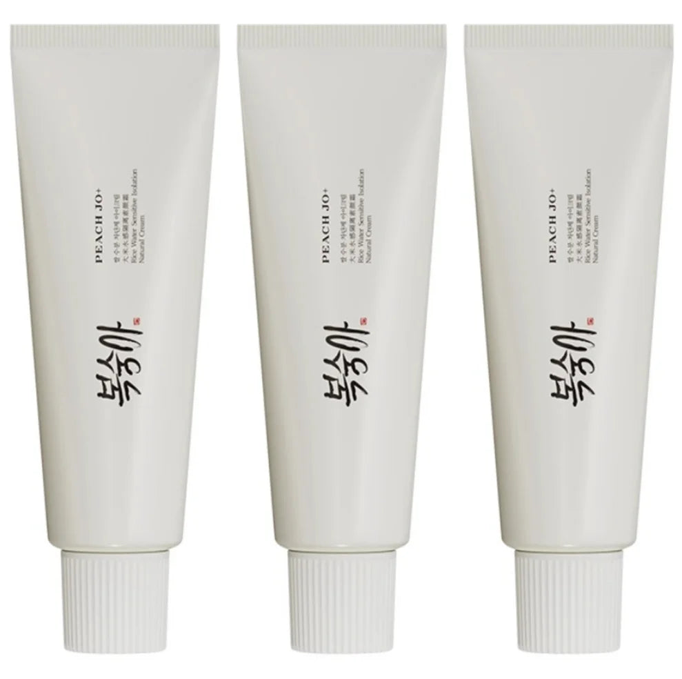 Rice Water Sensitive Isolation Natural Finish Cream,Face Brightening Primer Protective Tone-Up Base Makeup,Cover Pore Blemishes