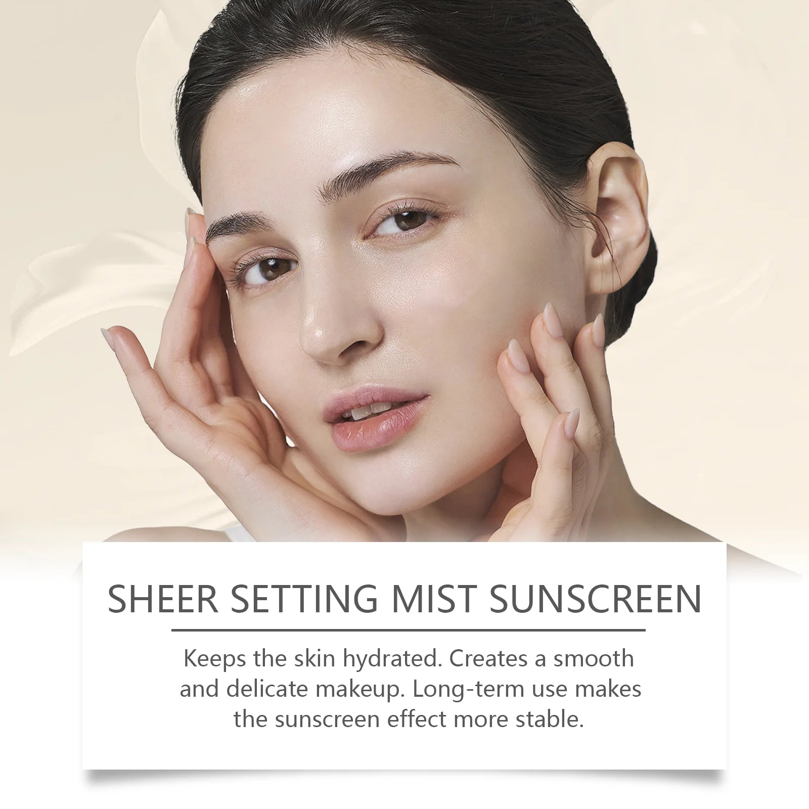 Spf 50+ Makeup Setting Spray Oil Control Natural Refreshing Waterproof Lasting Makeup Fixer Sun Protection Face Mist Cosmetics