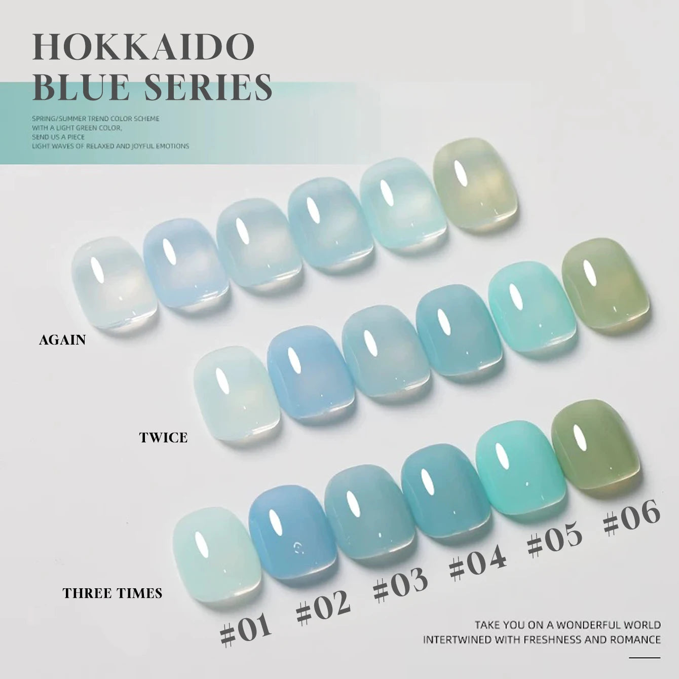 MN 12ML Summer Nails Mambo Series Jelly Gel Nail Polish Blue Gel Blue Nails Green Nails Pink Nails Spring Nails Nail Supplies