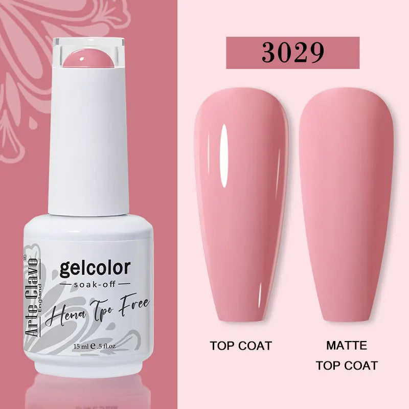 Arte Clavo 116Colors Gel Nail Polish 15ml Colorful Gel Semi Permanent Soak Off UV Gel Nail Art DIY Design Varnishe Nail Supplies