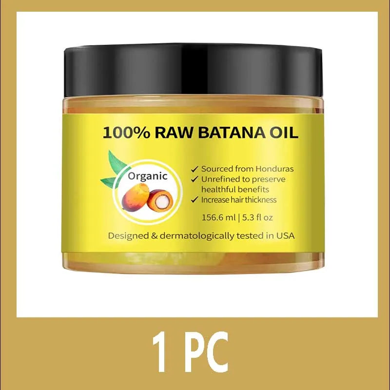 Batana Oil For Scalp And Hair Care, Palm Oil Enriched, Plant Extracts, Scalp And Hair Care Product