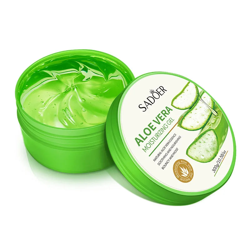 300g Aloe Vera Hydrating Gel Vitamin C & Collagen Moisturizer Skin Gel Evening Primrose VE Soothing Repair Gel for Face & Body