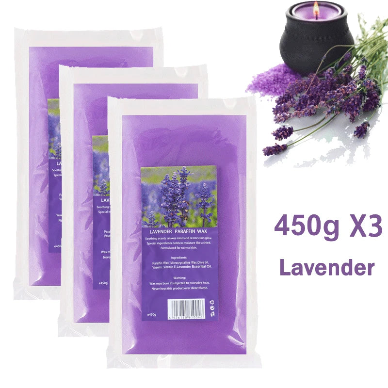 450g/200g Paraffin Wax Hand and Foot Feet Mask Peel Off 3Pcs/1Pcs SPA Moisturizing 200g/450g Hand Soft Wax For Bikini Body