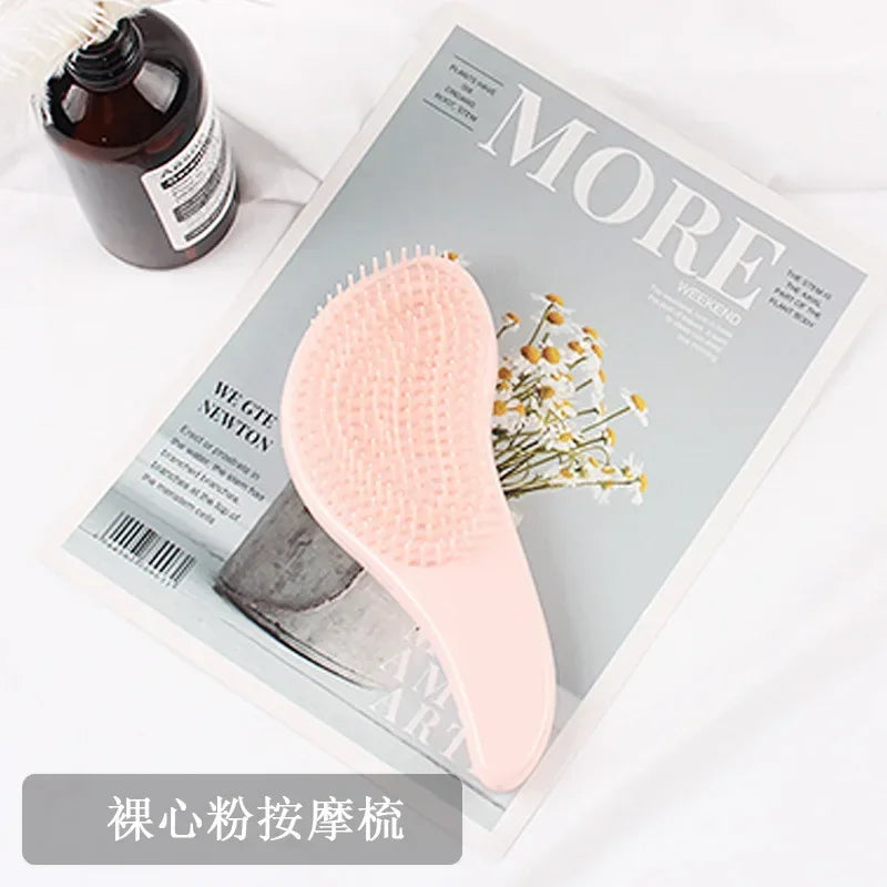 Magic Detangling Comb Anti-static Massage Hair Brush Tangle Detangle Air Cushion Hair Brush Comb Salon Barber Hair Styling Tools